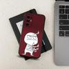 Смешной чехол для телефона с средним пальцем для Samsung S24,S21,S22,S23,S30,Ultra,S20,Plus,Fe,Lite,Note,10,9,5G Черный Мягкий чехол