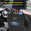 CMOC6 For Ford Mk7 Mustang Fiesta Mondeo Explorer Edge ST Racing Kuga Car Seat Back Storage Bag Tablet Phone Drink Snack Organizer Box