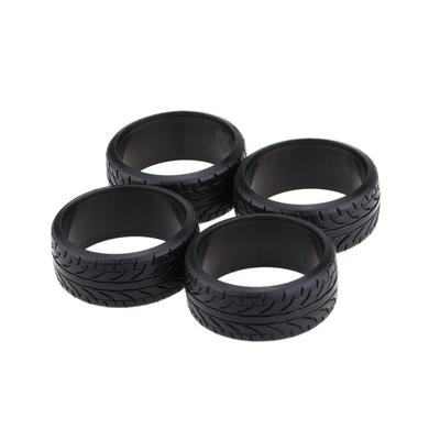 4 шт. 1/10 Grain Drift Car Tire Plastic Hard Tire F Traxxas HSP Tamiya HPI Super