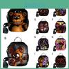 Термосумка для ланча Five Nights At Freddy's с гладкими молниями и материалом Oxford