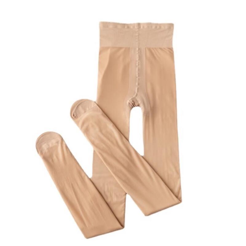 Маохво Двухслойные флисовые колготки с эффектом голых ног