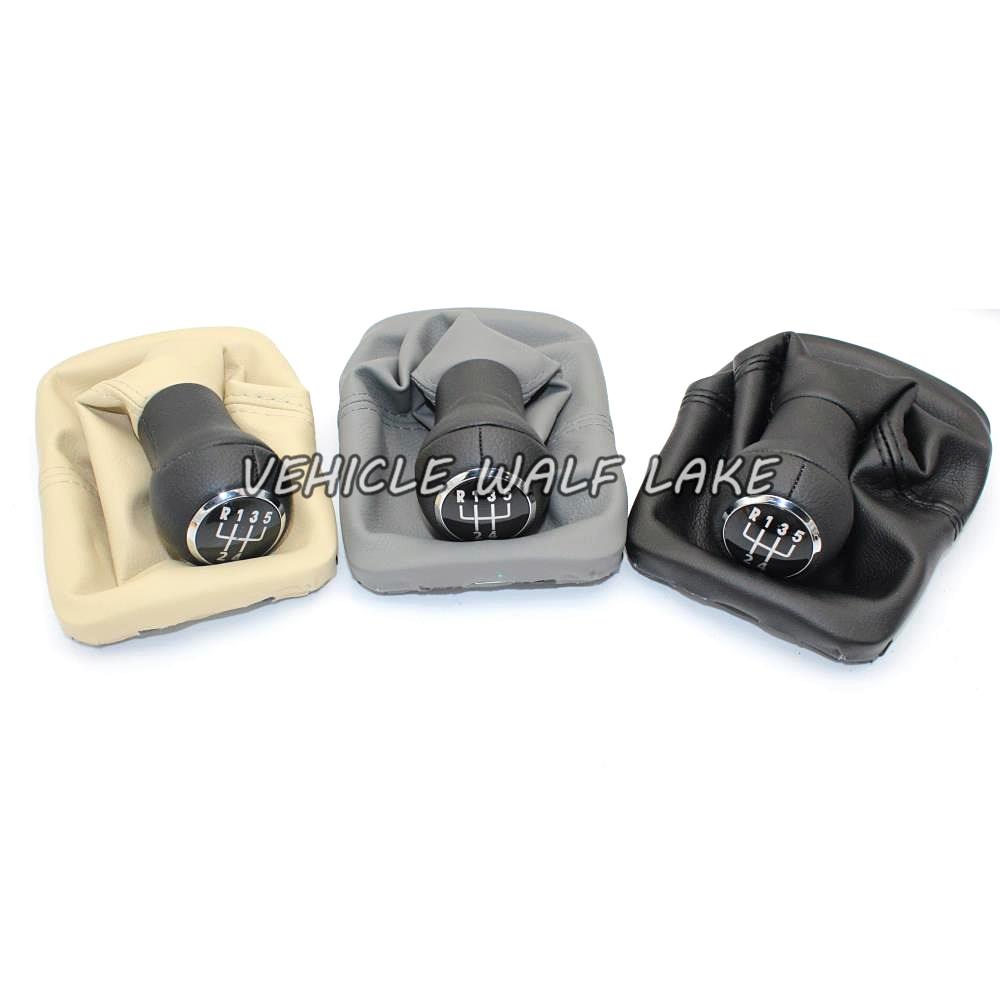 For VW Beetle 1998 1999 2000 2001 2002 2003 2004 2005 2006 2007 2008 2009 2010 New 5 Speed Gear Stick Shift Knob PU Leather boot