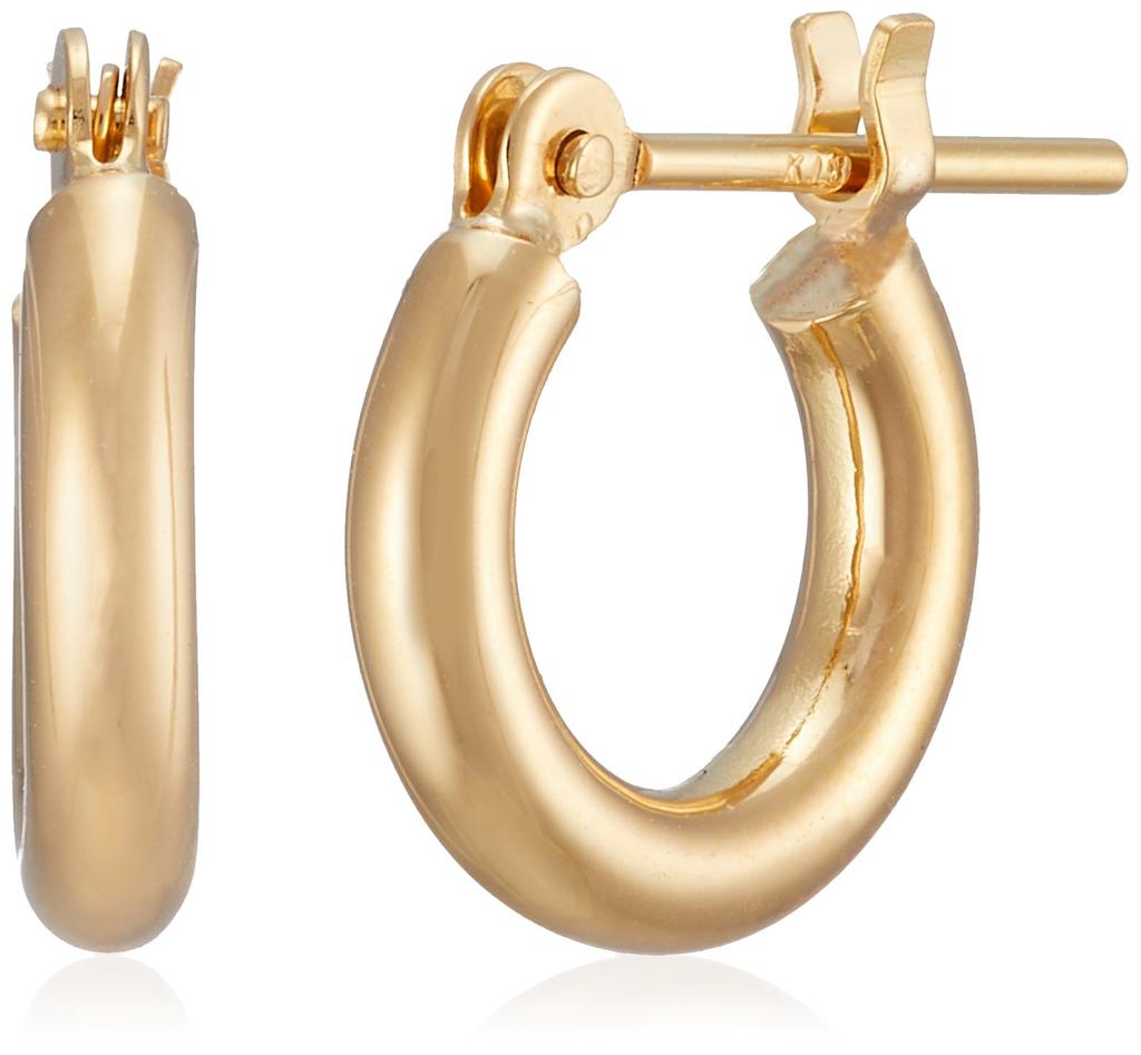ESTELLE 18K Yellow Gold Hoop Earrings (S) 0201-5994-0019-0000