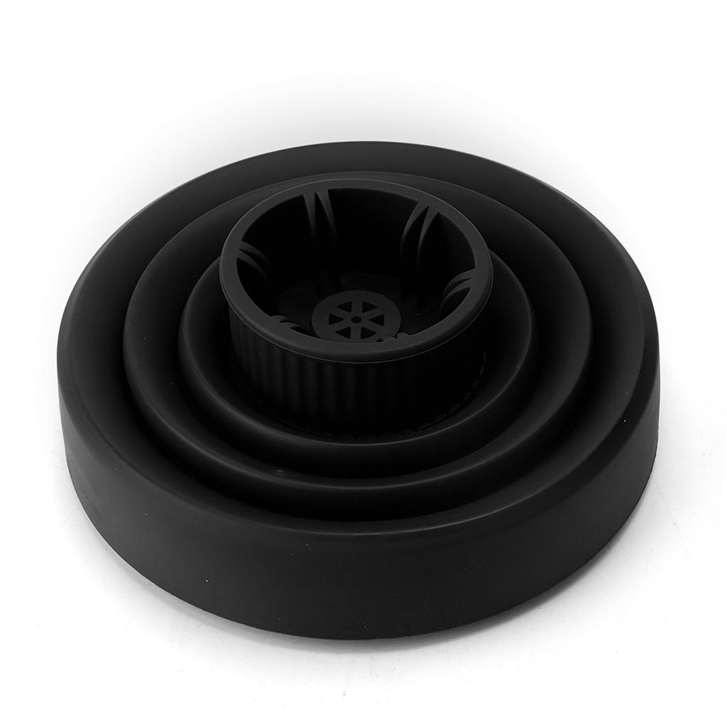 Профессиональная складная насадка-диффузор для фена, крышка для фена для парикмахерской (черный)