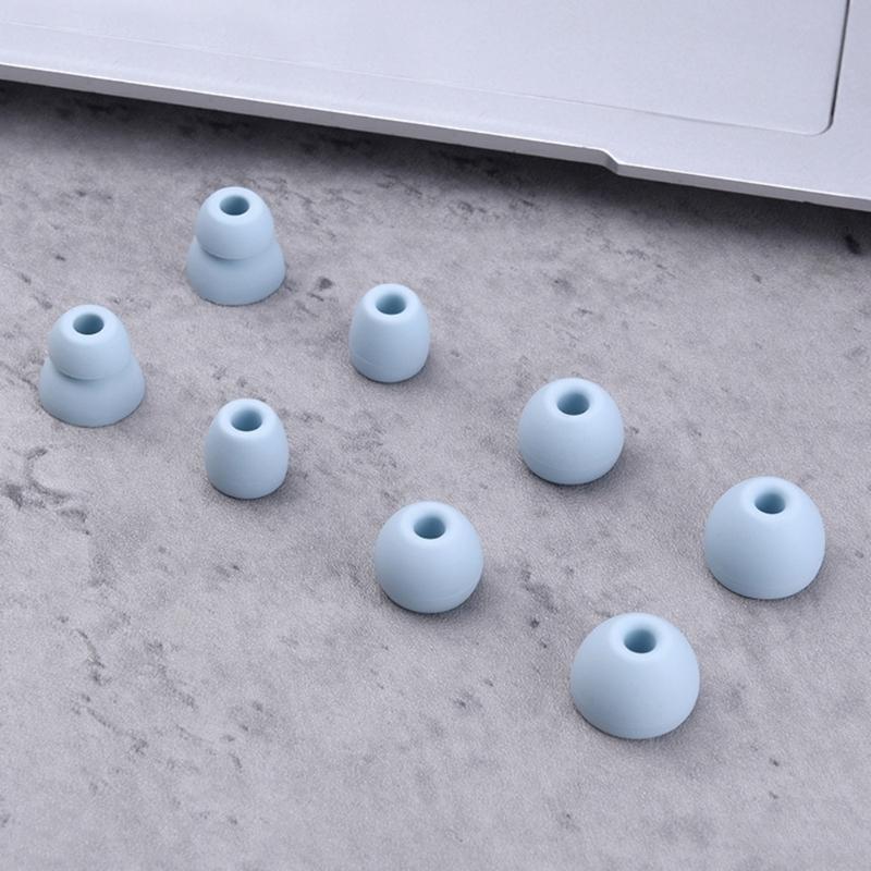 4Pairs Earbuds Cover In-Ear Tips Soft Silicone Ear Buds Accessories for Beats Flex / X / Powerbeats Pro Earphone Eartips