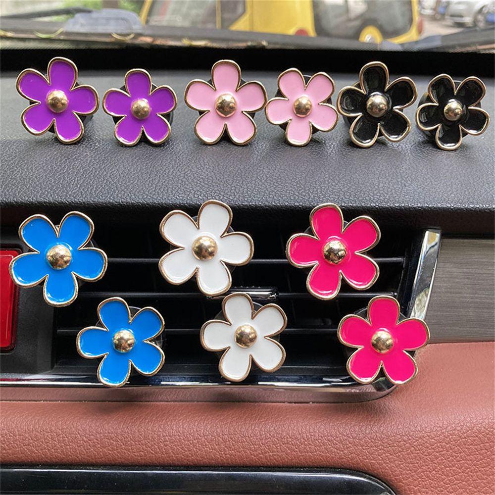 Daisy Flower Air Freshener Air Vent Clip Outlet Vent Clip Aromatherapy Clip Car Perfume Clip