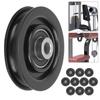 10pcs Nylon Iron Fitness Bearing Pulley Home Gym Attachments Exercise Strength Training Accessory 75mm