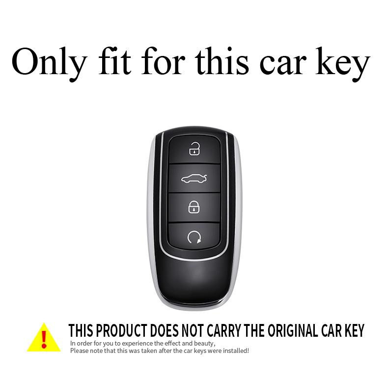Для Chery Omoda C5 5 Fx 7 Tiggo 8 Plus 8 Pro 7 Pro Arrizo 5 Plus Ashion ТПУ Чехол для Автомобильного Ключа Авто Аксессуары