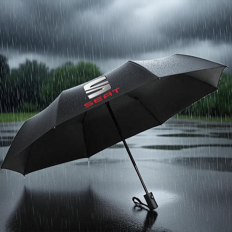 djdf4 Car Umbrella Automatic Folding customize Umbrellas For Seat Leon 5f Ibiza 6l 6j Leon 1p Cushion Altea Xl Leon Mk Car Accessories