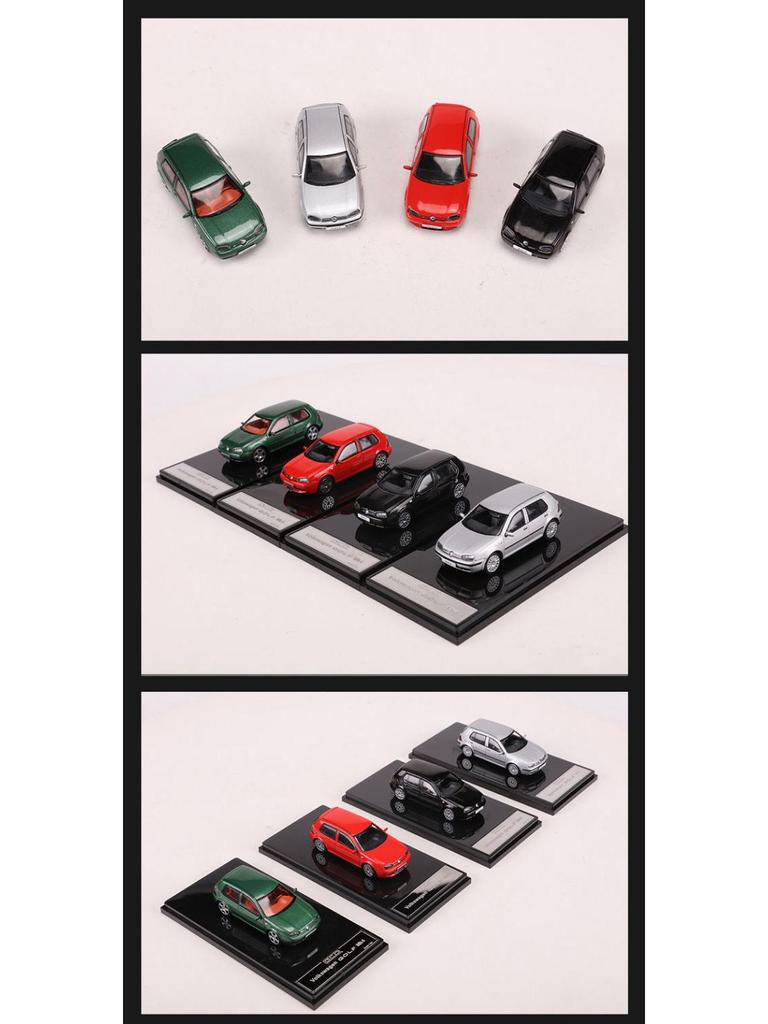 НОД 1:64 Модель автомобиля из сплава Volkswagen Golf MK4 GTI Юбилейное издание, 2-дверная и 4-дверная симуляция.