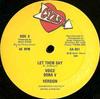 12-дюймовая пластинка DONA V VERDE GREEN DONA V MENACIN Let Them Say Real Tribulation GA091 GYASI 1990 US Reggae Ska Dub Б/у