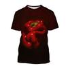 Chili Vegetable 3D Print T-shirt Streetwear Men Women Summer Short Sleeve T Shirts Oversized Harajuku Tees Tops Kids Clothing
