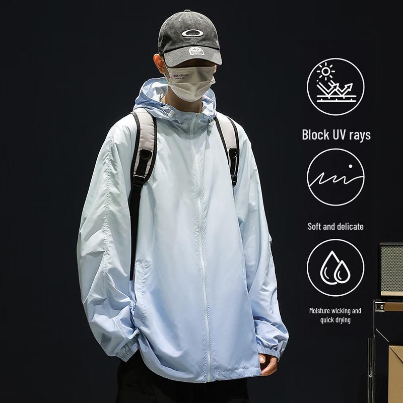 JEEP SPIRIT Unisex Gradient Ice Silk Sun Protection Jacket