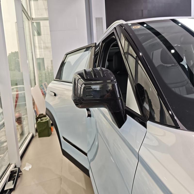 Для Chery JAECOO J7 2024 2025 ABS карбон Накладки на зеркала боковых дверей накладка на задний противотуманный фонарь накладка на ручку двери наклейки на крышку бензобака