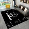 3D R-Rammstein Heavy Metal Rock Band Area Rug,Carpet Rug for Living Room Bedroom Sofa Doormat Decor,Kids Game Non-slip Floor Mat