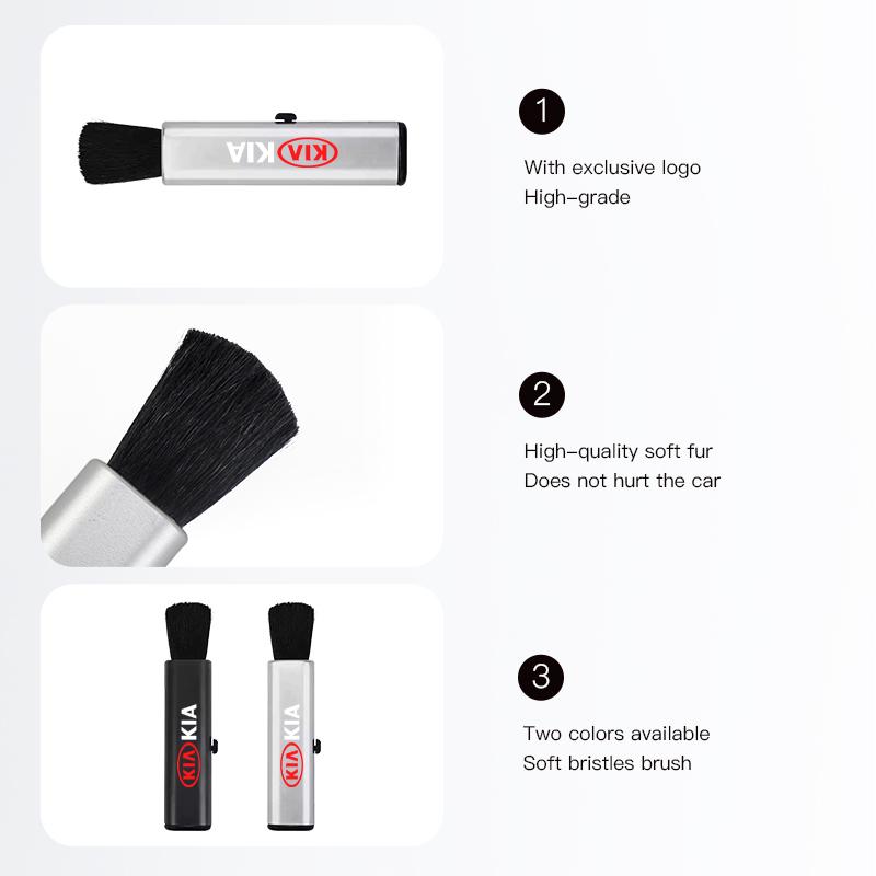 Car Seat Gap Cleaning Brush Air Conditioning Dust Removal Brush Valve For KIA K9 Sportage Niro K5 Carnival EV6 EV9 EV3 Stinger RUAJC1