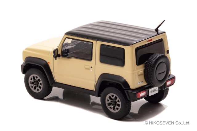 CARNEL Suzuki Jimny Sierra JC 2018 Chiffon Ivory Roof Готовый продукт 1/43 (JB74W) Металлик/Черный