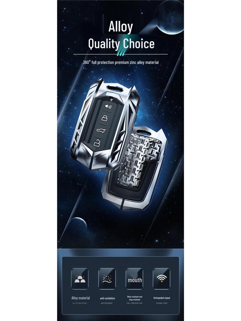 21 Корпус ключа бака: Чехол для ключа автомобиля Signal-Friendly Tank 300 из силикона и цинкового сплава