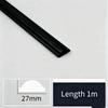 Elegant Self-Adhesive 1 Roll Decorative Strips Picture Frame Shape Flexible Peel and Stick Trim for Wall Floor Furniture Cabinet