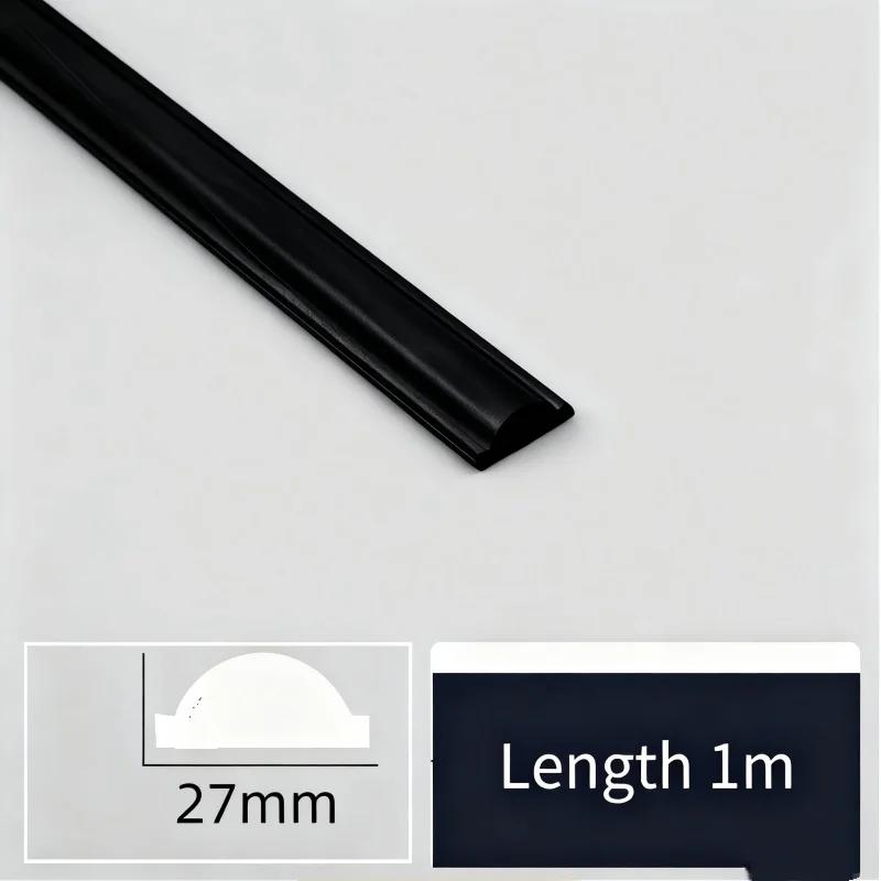Elegant Self-Adhesive 1 Roll Decorative Strips Picture Frame Shape Flexible Peel and Stick Trim for Wall Floor Furniture Cabinet