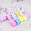 Office Supplies Children Gift Fruit Eraser Lipstick  Eraser Stationery Rotary Rubber Eraser