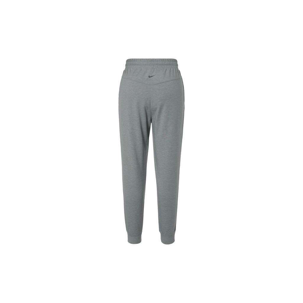 Nike Женские вязаные спортивные штаны серые с умеренными манжетами DM7038-073