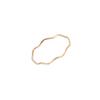 Lloyd Daily Базовое Геометрическое Тонкое Кольцо Волна 14K Золото Женское Кольцо Lrs18058G
