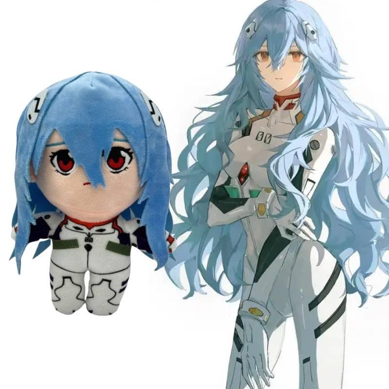 Плюшевая игрушка Аянами Рей с длинными волосами, мультяшная мягкая кукла, аниме-украшение, подарок для детей