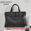 Мужской деловой портфель Bostanten из натуральной кожи