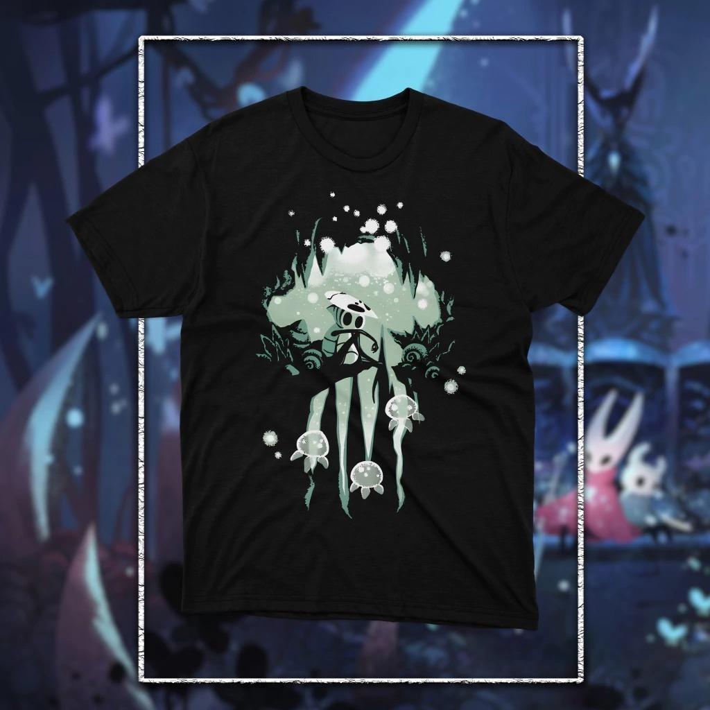 Горячая Игра Hollow Knight Silksong Печатная Футболка Мужская Женская Хлопковая Свободная Оверсайз Y2k С Коротким Рукавом Футболка Высококачественная Одежда
