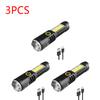 Кемпинговый фонарик XPE COB LED, телескопический, с зумом, водонепроницаемый, с зарядкой Type-C USB, мощный фонарь, 4 режима, фонарик для улицы