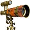 Двойной ствол настольный декоративный латунный телескоп со штативом морской функциональный