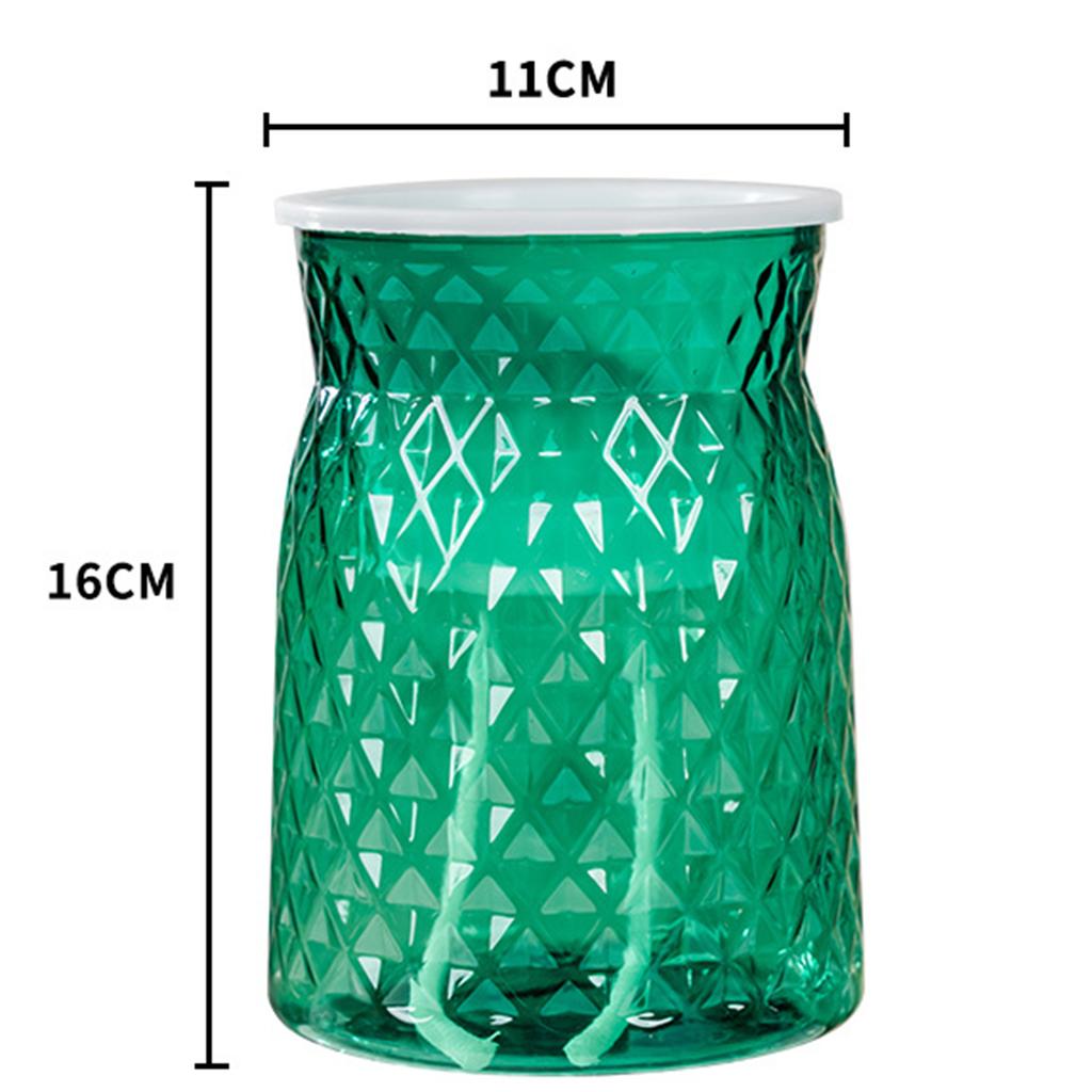 Self Watering Plant Pot Transparent Plastic Flower Pot Double-layer Automatic Lazy Potted Flower Pot Hydroponic Flowerpot