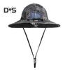 Outdoor Wide Brim Sun Hat with Solar Powered Fan Fishing Camping Hiking Breathable Mesh Design Women UV Protection Hat