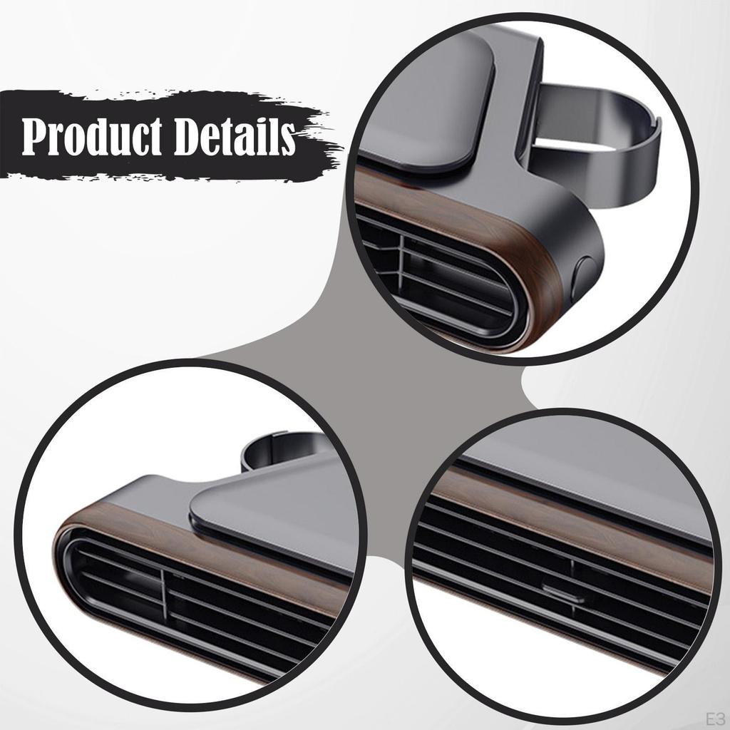 Cooling Fan for Backseat Easy Installation Speed Adjustable Air Circulation RV Driving