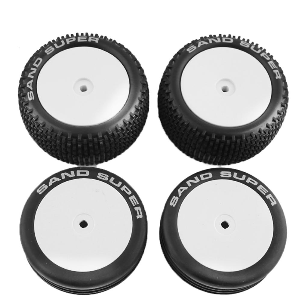 Радиоуправляемая Внедорожная Машина белая Шины 82 и 87 мм 4 шт. Замена для XRAY XB2 Serpent SRX2 SRX4 Traxs Bandit Tekno