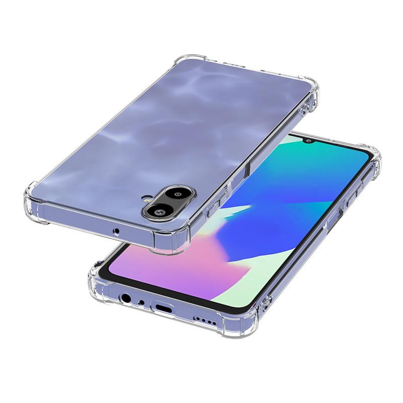 Подходит для чехла на мобильный телефон Galaxy A27 5G Прозрачный всесторонний противоударный силиконовый чехол с подушками безопасности для Samsung A26/A36/A56