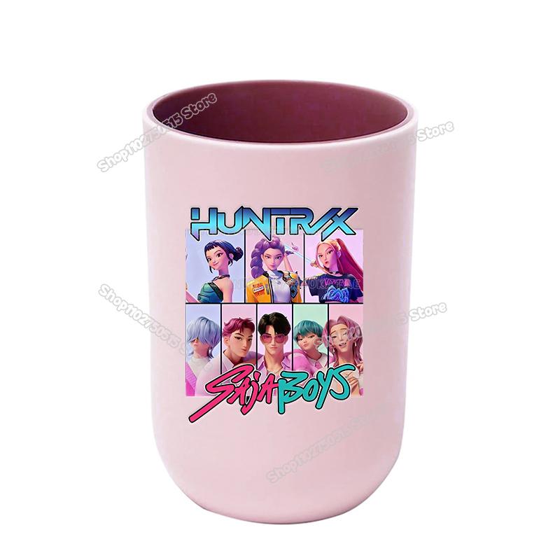 Идеальные KPop Охотники на Демонов Детские Кружки для Зубных Щёток Милые Девочки Кружки для Мытья Рта Кружки для Зубных Щёток Посуда Держатель для Зубных Щёток в Ванную