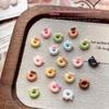 30Pcs Mix Cartoon Doughnut Shape Nail Art Decoration Nail Charm Manicure Decals Nail Salon Nail Accessories