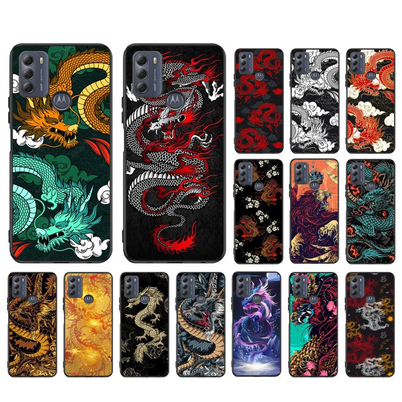 Fashion Cute China Dragon Phone Case For Motorola Moto G Stylus 5G G Play G Power G 5G G Pure 2023 2024 E20 E22 E22i E32 E40 E13