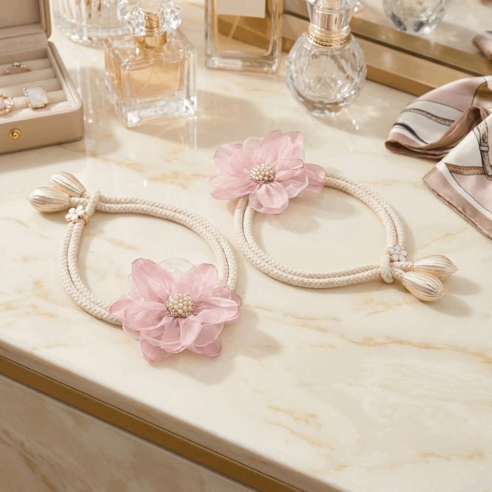 Romantic Flower Window Tiebacks Exquisite Curtain Straps Clips Curtain Tape Wedding