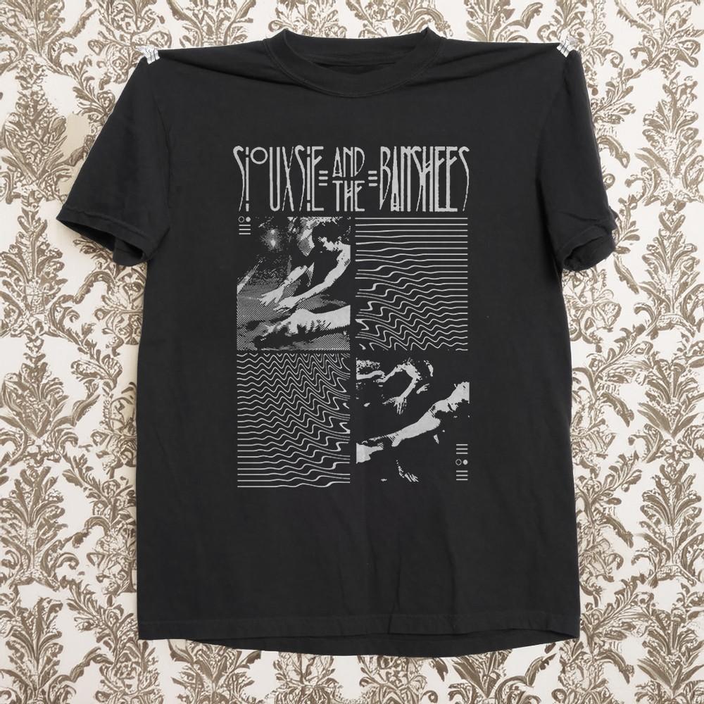 ГОРЯЧИЙ Siouxsie And The Banshees Музыкальный Подарок Черная Футболка Унисекс Футболка