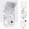 Чехол HIYQIN Texture Instax Mini 12 для Instax Mini 12 Чехол для камеры Fujifilm Instax 12 Чехол для камеры Instax Mini 12 с плечевым ремнем из искусственной кожи «3D Series»