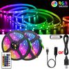 Светодиодная лента RGB 5050 USB 24 клавиши пульт дистанционного управления гибкая лента рождественские огни светодиодная лампа лента украшение для игровой комнаты