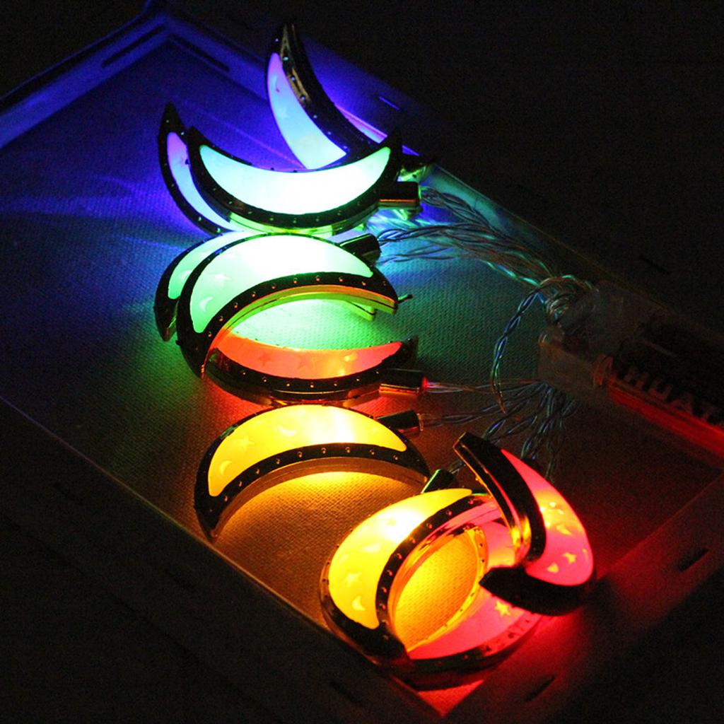 1,65 м Светодиодная Теплая Гирлянда Лампа Рамадан Мусульманский Ислам Декор Для Вечеринки ИД