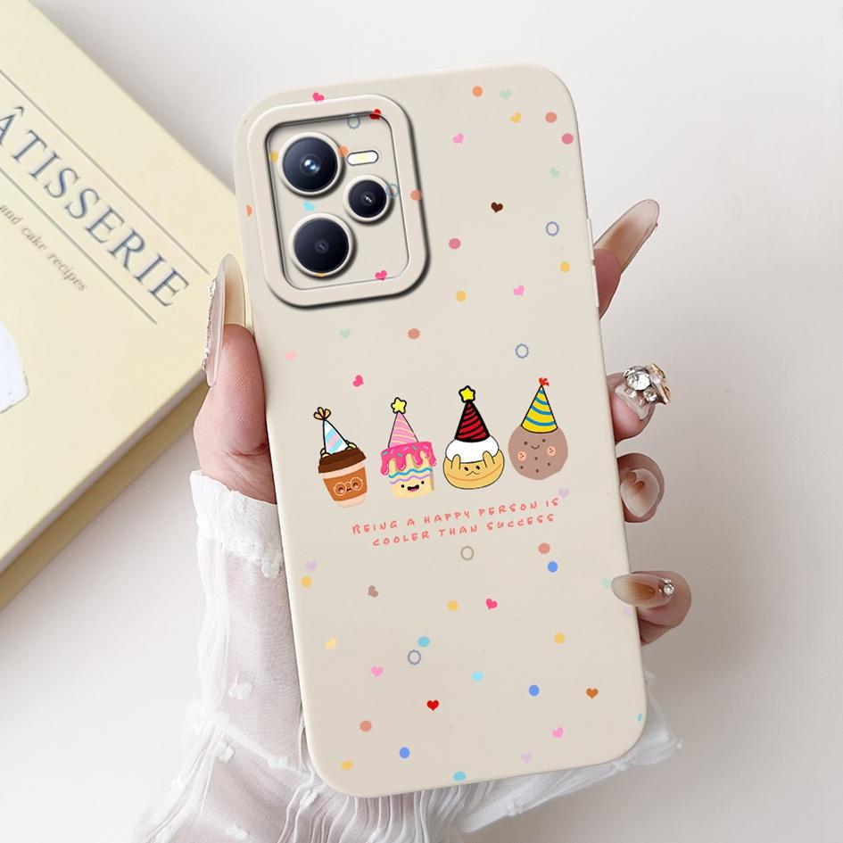 Чехол для Realme C35 Чехол для телефона Realme Narzo 50A Prime Милый мультяшный Защита камеры Мягкий Funda Для Realme Narzo 50A C 35 Coque