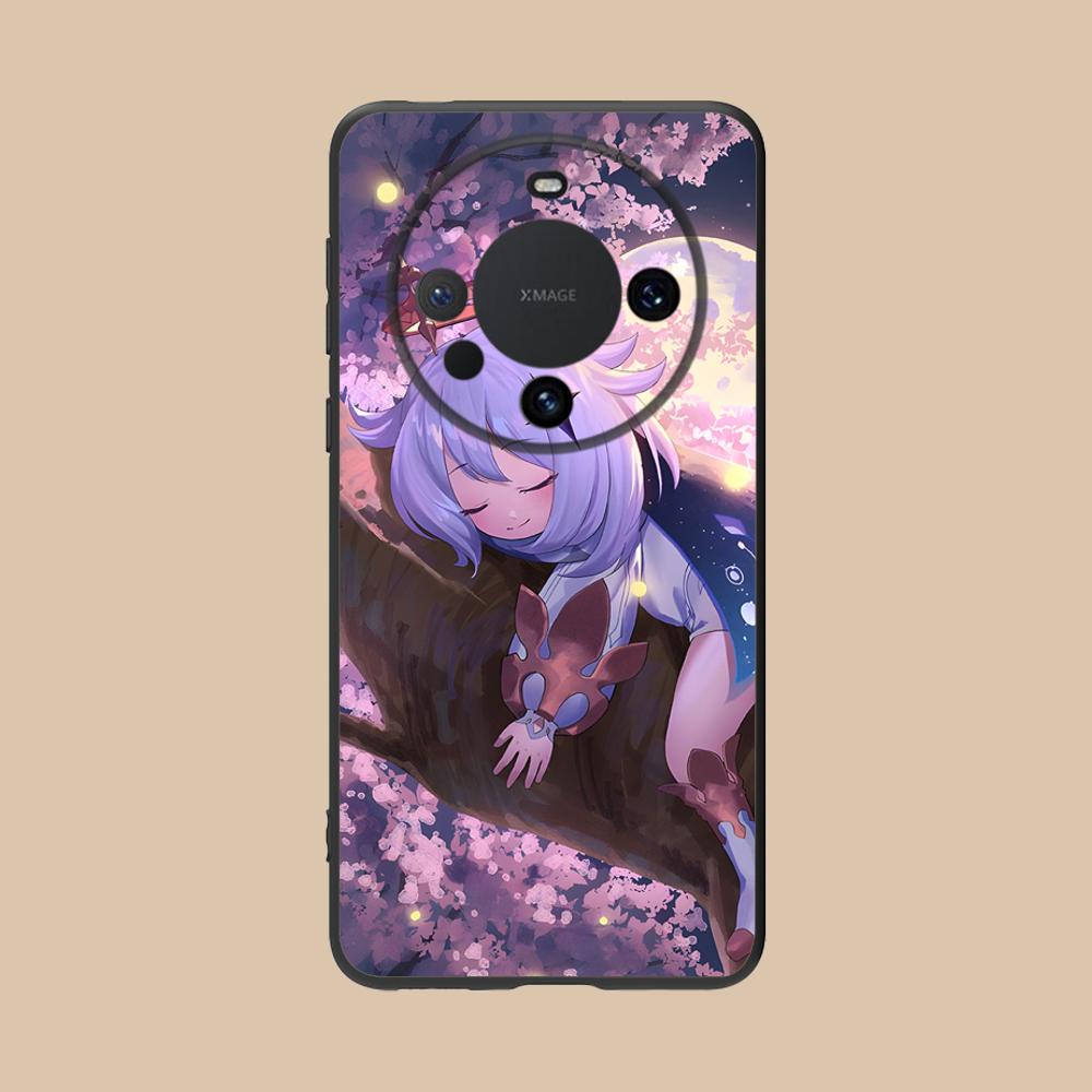 Игровой чехол-бампер Paimon из матового ТПУ для Huawei Mate 60 50 40 30 20 10 Pro Plus Lite E 5G, цветная печать