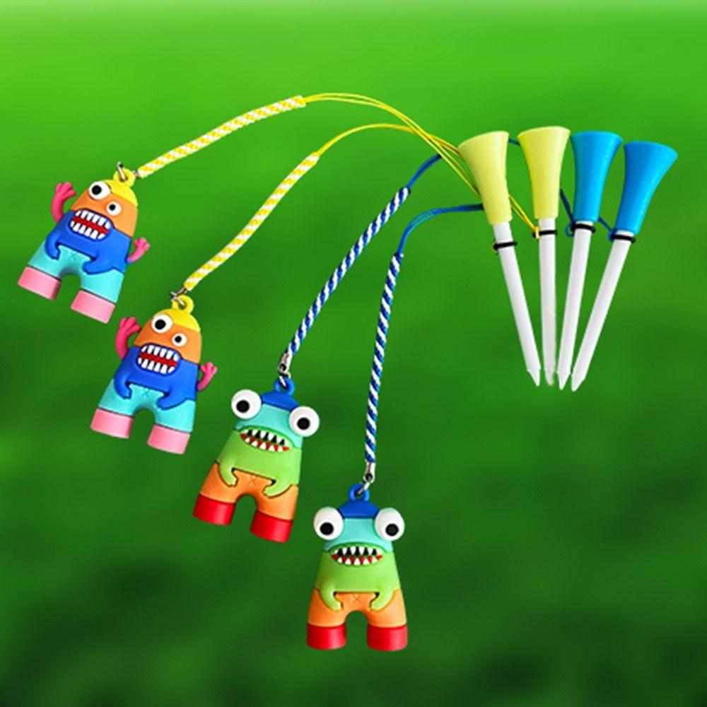Astronaut Golf Ball Tees Cartoon Golf Ball Holder Golf Rubber Tees Golf Enthusiasts