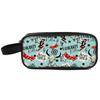 Cowboy Cattle Double-Layered Leather Pencil Case 3D Cartoon School Bag Zipper Closure Best Gift for Boys Girls Handheld Strap