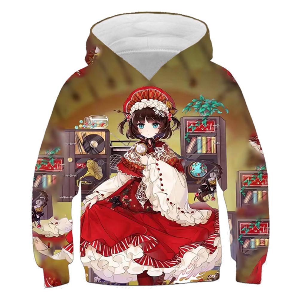 Children's Hoodie Cute Cartoon Christmas Tree Santa Claus Pattern Fun Kids Spring Autumn Hooded Coat Casual Long Sleeve Clothes